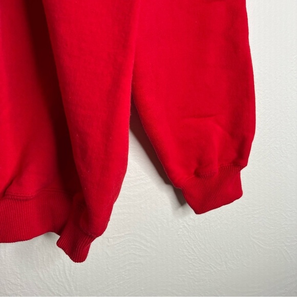 Vintage Disney Cast Member Fantasia Red Sweatshirt Pullover Cotton Blend Size L - Picture 8 of 14